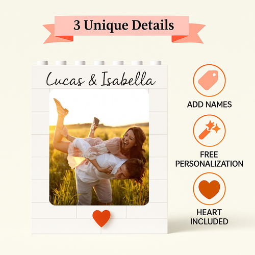 Personalized Couple Photo Block