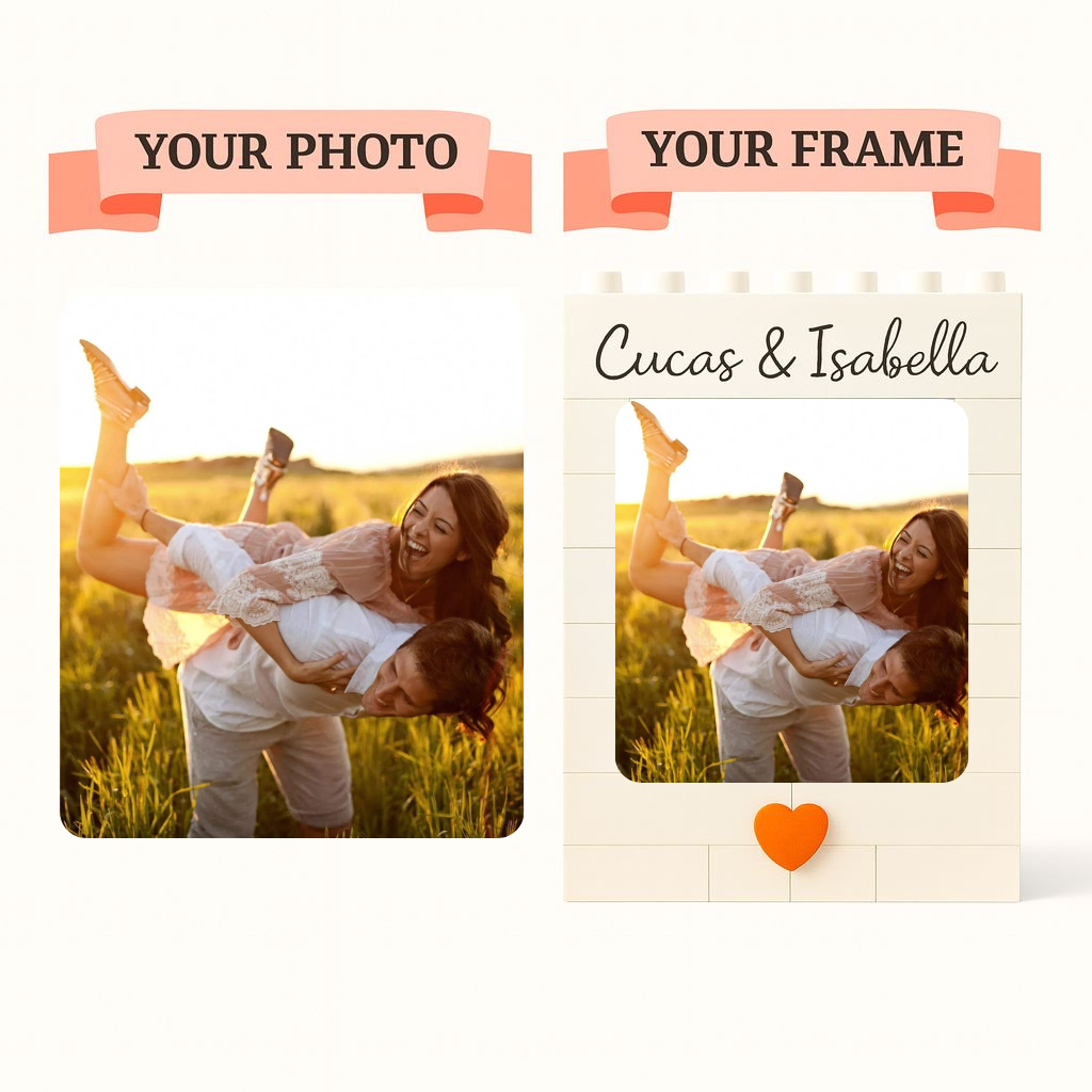 Personalized Couple Photo Block