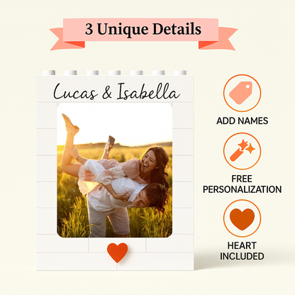 Personalized Couple Photo Block